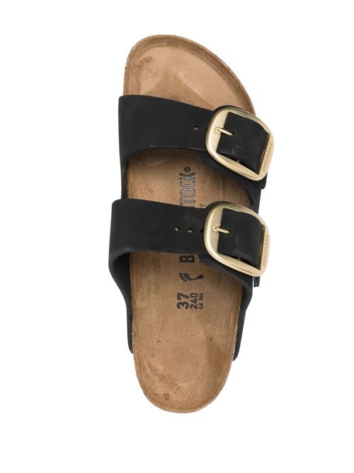 Ciabatte Birkenstock Arizona Big Buckle nere in nabuk BIRKENSTOCK | ARIZONA BIG1023290